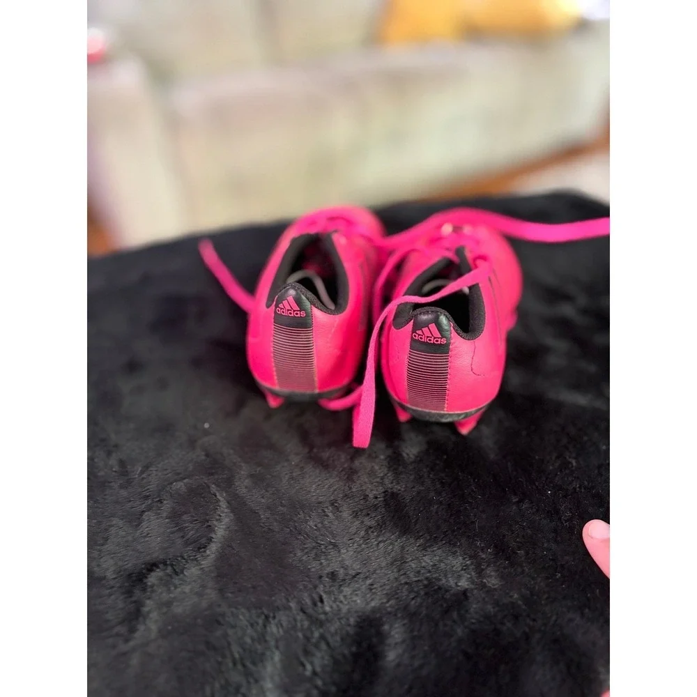 Adidas Copa‎ Pure.4 FxG Kids Soccer Cleats Pink Black GW6163 Size 10K